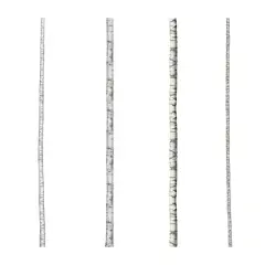 RoomMates Realistic Birch Trees Peel & Stick Giant Decals