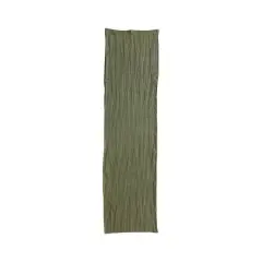 Hello Honey&reg; 108" Green Stonewashed Linen Table Runner