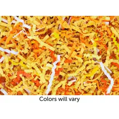 Essentials by Leisure Arts Crinkle Shred Box, 10lb. Assorted Yellow