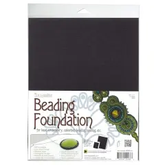The Beadsmith&reg; 8.5'' x 11'' Black Beading Foundation, 4ct.