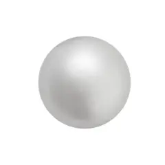 Preciosa Maxima 10mm Glass Nacre Pearls, 10ct. Light Grey