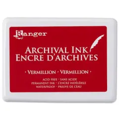 Ranger Archival Ink&trade; Jumbo Pad Vermillion