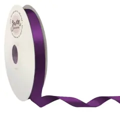 Gwen Studios Single Faced Satin Ribbon Purple