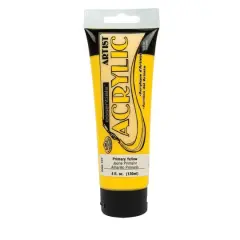Royal & Langnickel&reg; Essentials&trade; Artist Acrylic Paint, 120mL Primary Yellow
