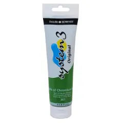 Daler-Rowney&reg; Original System 3 Acrylic, 150mL Oxide of Chromium Green
