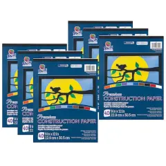 Tru-Ray&reg; 9" x 12" Classic Colors Construction Paper Pad, 6ct.