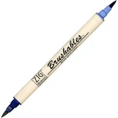 ZIG Memory System&reg; Brushables&reg; Dual-Tip Marker Navy
