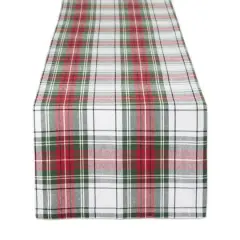 DII&reg; 72" Christmas Plaid Table Runner