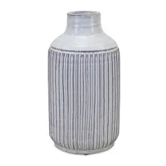 10" Gray Terracotta Vase