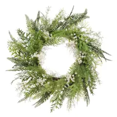 24" Spring Baby's Breath Wreath