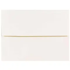 JAM Paper 4.375" x 5.75" Metallic Invitation Envelopes, 50ct. Opal Stardream