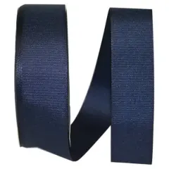 Reliant 1.5" x 50yd. Grosgrain Solid Ribbon Navy