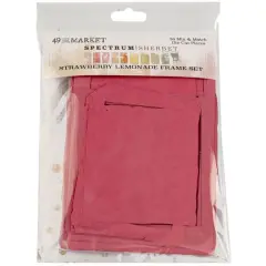 49 and Market Spectrum Sherbet Strawberry Lemonade Frame Set