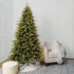 7.5ft. Pre-Lit Hunter Spruce Artificial Christmas Tree, Color Changing LED Lights by Ashland&reg;