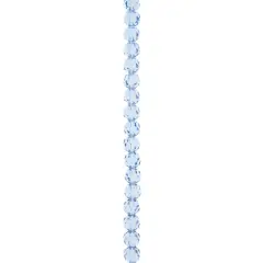 Preciosa Glass Crystal Round Beads, 4mm by Bead Landing&trade; Light Sapphire