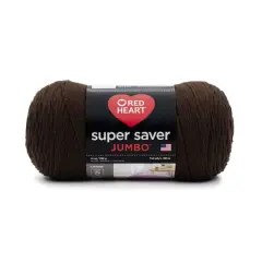 Red Heart&reg; Super Saver&reg; Solid Jumbo Yarn, 14oz. Coffee