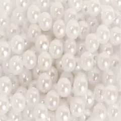 S&S Worldwide&reg; 8mm Faux Pearl Beads, 8oz.