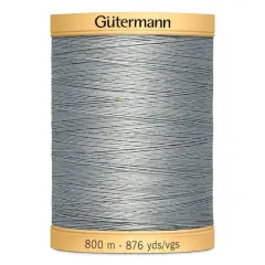G&uuml;termann Natural Cotton Thread Gray