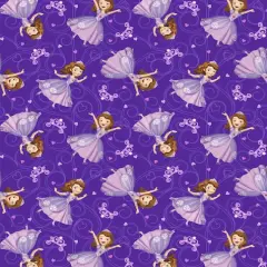 Disney Sofia the First Cotton Fabric