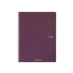 Fabriano&reg; Ecoqua Original Spiral-Bound A4 Lined Notebook Wine