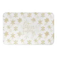 Let It Snow Bath Mat