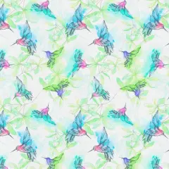 Fabric Editions Hummingbird Cotton Fabric