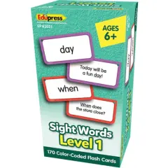 Edupress&trade; Sight Words Flash Cards Level 1