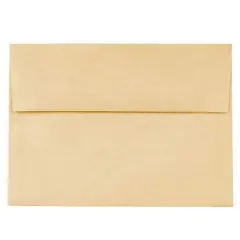 JAM Paper A7 Parchment Invitation Envelopes, 50ct. Antique Gold