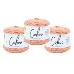 3 Pack Lion Brand&reg; Coboo&reg; Yarn Peach