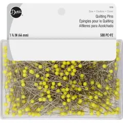 Dritz&reg; 1.75" Yellow Quilting Pins, 500ct.