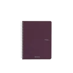 Fabriano&reg; EcoQua Spiral Bound Lined Notebook Wine