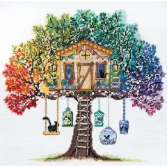 Abris Art Cat House Cross-Stitch Kit Cat House