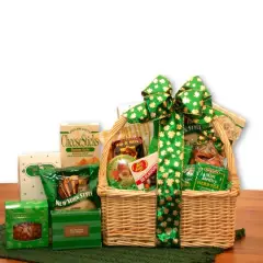 St. Patties Snacks Gift Basket