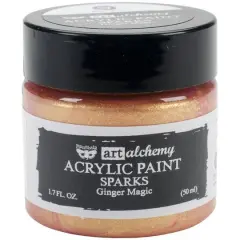 Finnabair&reg; Art Alchemy Sparks Acrylic Paint, 1.7oz. Ginger Magic