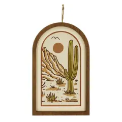 12" Cactus Scene Wall D&eacute;cor by Ashland&reg;