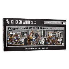 MLB Game Day in the Dog House 1,000 Piece Puzzle Chicago White Sox
