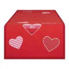 DII&reg; 54" Hearts Embellished Table Runner