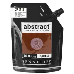 Sennelier Abstract&reg; Innovative Acrylic, 500mL 211 Burnt Sienna