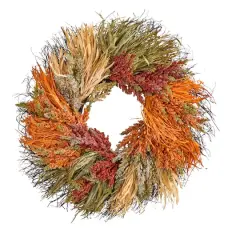 26" Sorghum Harvest Autumn Artificial Wreath