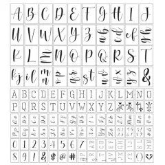 Mixed Font Alphabet Stencils by Craft Smart&reg;