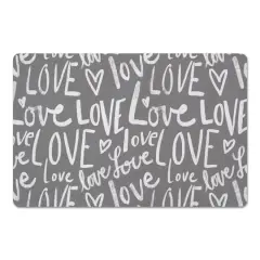 Love Typography 27" x 18" Floor Mat
