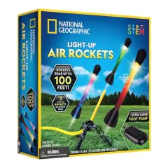 National Geographic&trade; Light-Up Air Rockets Activity Set