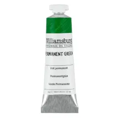 Williamsburg&reg; Artist Oil Colors, 37mL Permanent Green