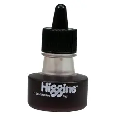 Higgins&reg; Pigmented Waterproof Drawing Ink, 1oz. Red
