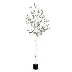 Artificial Slim Minimalist Olive Tree