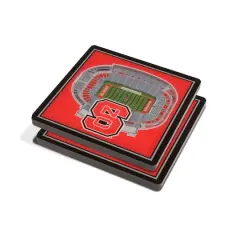 NCAA 3D StadiumView Coasters NC State Wolfpack
