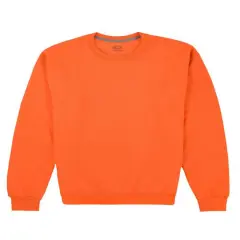 Fruit of the Loom Eversoft Fleece Crew SweatshirtSafety Orange