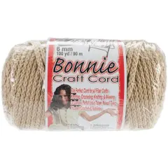 Bonnie Craft Cord, 6mm Tan