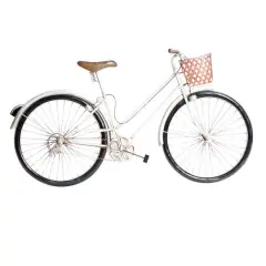 35" Multicolor Vintage Bicycle Metal Wall D&eacute;cor
