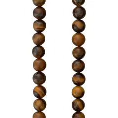 Tiger Eye Round Beads, 8mm by Bead Landing&trade;